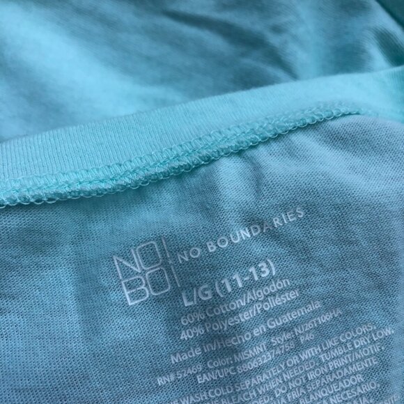 No Boundaries Mint Green Top Size Large - Picture 3 of 6